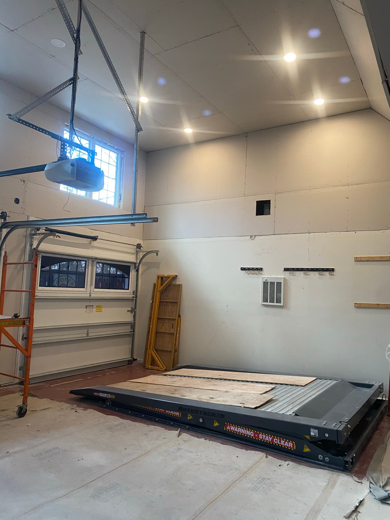 Garage Addition with Car Lift